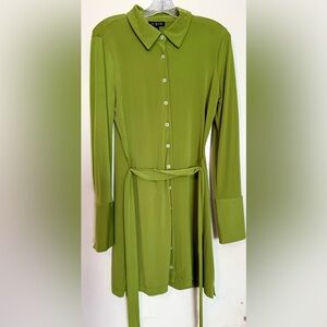 J. Crew Mini Shirt Dress in Matte Jersey